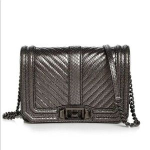Rebecca Minkoff Chevron Small Love Crossbody